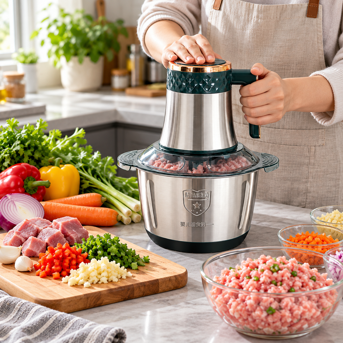 Stainless Steel Food Chopper