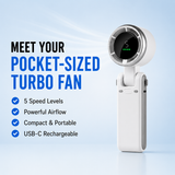 Turbo Cool Handheld Pocket Size Fan
