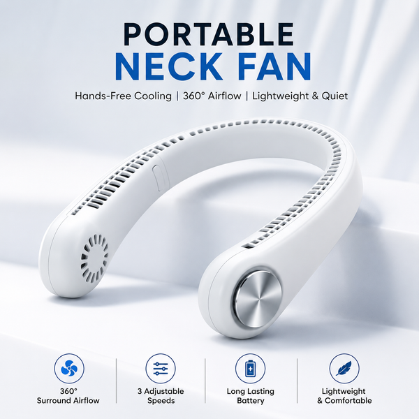 Portable Bladeless Hanging Neck Fan