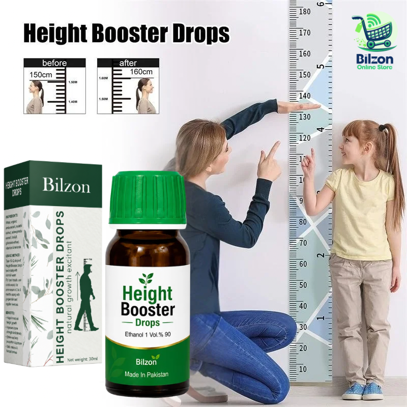 Height Booster Drops 30ml bottle with dropper