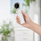 Turbo Cool Handheld Pocket Size Fan in hand