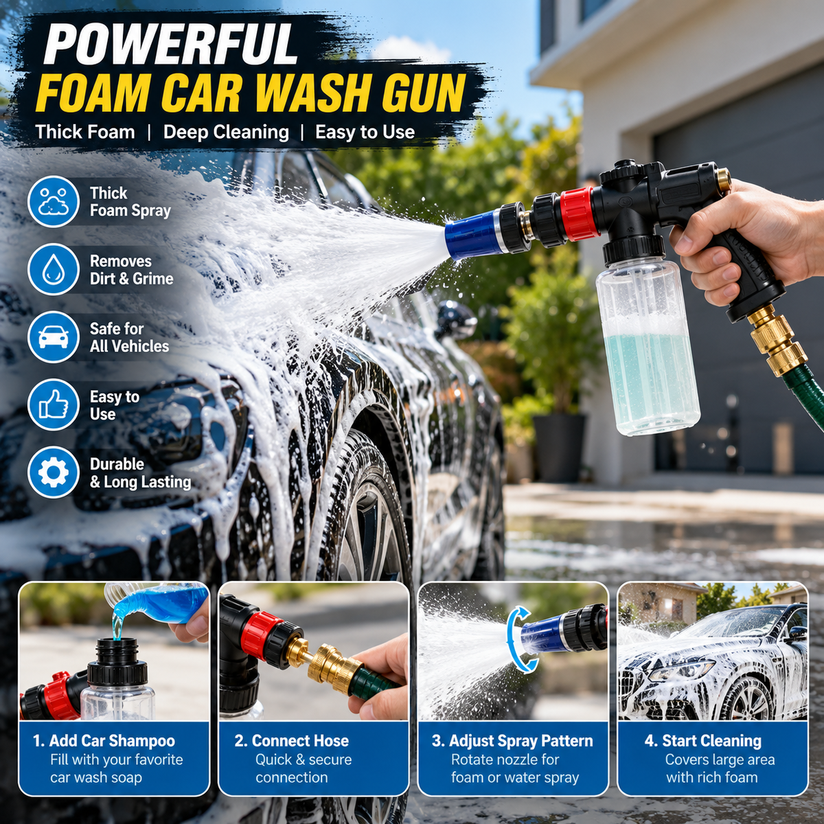 Foam Car Wash Gun