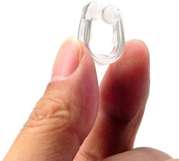 Anti Snoring Nose Clip close-up showing magnets