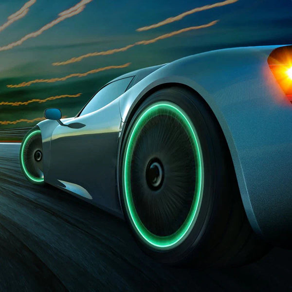 Car Luminous Tire Valve Cap set