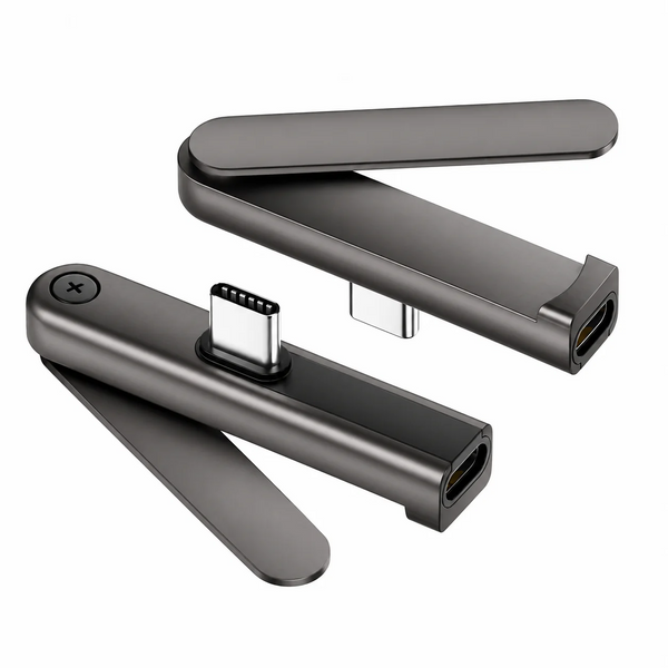 Fast Charging Adapter with Foldable Phone Stand