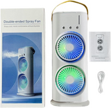 Double Ended Spray Fan spraying mist
