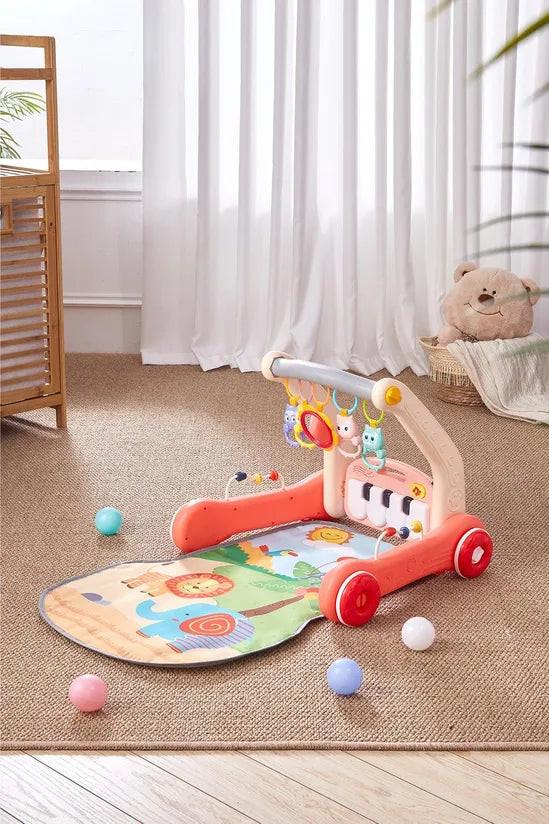 Kids Game 2-in-1 Baby Gym With Walker © Ⓢ