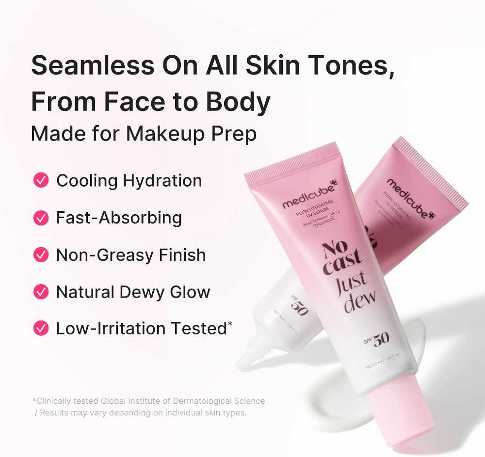 Medicube SPF 50 Sunscreen packaging box