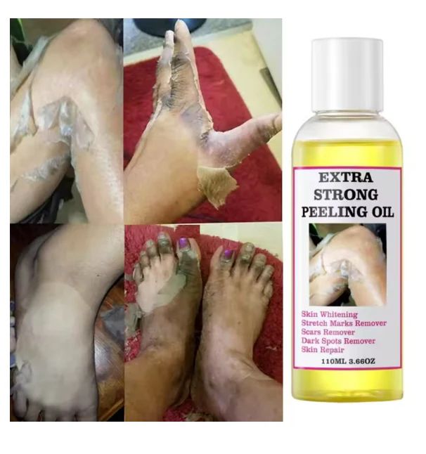 Peeling Oil texture and application for smooth glowing skin